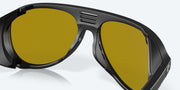 Sunrise Silver Mirror Polarized Glass Lenses, Matte Black Frame