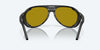 [Sunrise Silver Mirror Polarized Glass Lenses, Matte Black Frame]