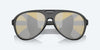 [Sunrise Silver Mirror Polarized Glass Lenses, Matte Black Frame]