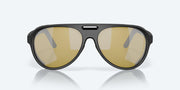 Sunrise Silver Mirror Polarized Glass Lenses, Matte Black Frame