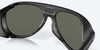 [Gray Polarized Glass Lenses, Matte Black Frame]