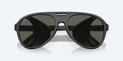 Gray Polarized Glass Lenses, Matte Black Frame