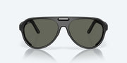 Gray Polarized Glass Lenses, Matte Black Frame