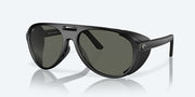 Gray Polarized Glass Lenses, Matte Black Frame