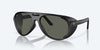 [Gray Polarized Glass Lenses, Matte Black Frame]