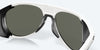 [Gray Polarized Glass Lenses, Hull White Frame]