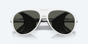 Gray Polarized Glass Lenses, Hull White Frame