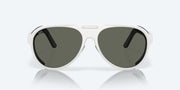 Gray Polarized Glass Lenses, Hull White Frame