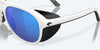 [Blue Mirror Polarized Glass Lenses, Hull White Frame]