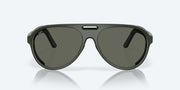 Gray Polarized Glass Lenses, Matte Olive Frame