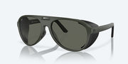 Gray Polarized Glass Lenses, Matte Olive Frame