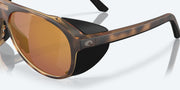 Gold Mirror Polarized Glass Lenses, Matte Tortoise Frame