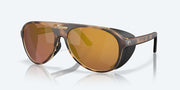 Gold Mirror Polarized Glass Lenses, Matte Tortoise Frame