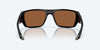 [Copper Silver Mirror Polarized Glass Lenses, Matte Black Frame]