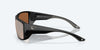 [Copper Silver Mirror Polarized Glass Lenses, Matte Black Frame]