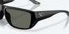 [Gray Polarized Glass Lenses, Matte Black Frame]