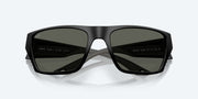 Gray Polarized Glass Lenses, Matte Black Frame