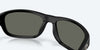 [Gray Polarized Glass Lenses, Matte Black Frame]