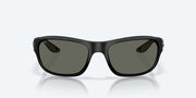 Gray Polarized Glass Lenses, Matte Black Frame