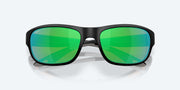 Green Mirror Polarized Polycarbonate Lenses, Matte Black Frame