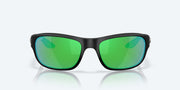 Green Mirror Polarized Polycarbonate Lenses, Matte Black Frame