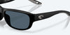 [Gray Polarized Polycarbonate Lenses, Matte Black Frame]