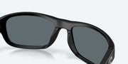 Blue Mirror Polarized Polycarbonate Lenses, Matte Black Frame