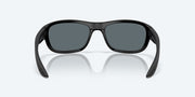 Blue Mirror Polarized Polycarbonate Lenses, Matte Black Frame