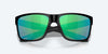 [Green Mirror Polarized Glass Lenses, Matte Black Frame]