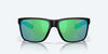 [Green Mirror Polarized Glass Lenses, Matte Black Frame]