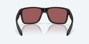 Gold Mirror Polarized Glass Lenses, Matte Black Frame