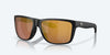 [Gold Mirror Polarized Glass Lenses, Matte Black Frame]