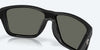 [Gray Polarized Glass Lenses, Matte Black Frame]