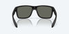 [Gray Polarized Glass Lenses, Matte Black Frame]