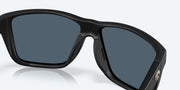 Gray Polarized Polycarbonate Lenses, Matte Black Frame