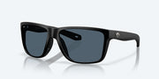 Gray Polarized Polycarbonate Lenses, Matte Black Frame