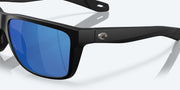 Blue Mirror Polarized Polycarbonate Lenses, Matte Black Frame