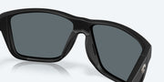 Blue Mirror Polarized Polycarbonate Lenses, Matte Black Frame