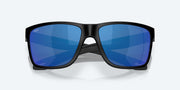 Blue Mirror Polarized Polycarbonate Lenses, Matte Black Frame