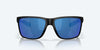 [Blue Mirror Polarized Polycarbonate Lenses, Matte Black Frame]