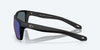 [Blue Mirror Polarized Polycarbonate Lenses, Matte Black Frame]