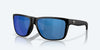 [Blue Mirror Polarized Polycarbonate Lenses, Matte Black Frame]