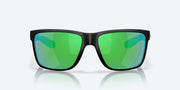 Green Mirror Polarized Polycarbonate Lenses, Matte Black Frame