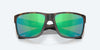 [Green Mirror Polarized Glass Lenses, Matte Tortoise Frame]