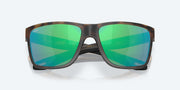 Green Mirror Polarized Glass Lenses, Matte Tortoise Frame