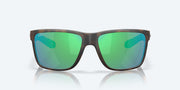 Green Mirror Polarized Glass Lenses, Matte Tortoise Frame