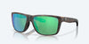 [Green Mirror Polarized Glass Lenses, Matte Tortoise Frame]