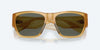 [Gray Polarized Glass Lenses, Sun Coral Frame]