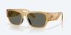 [Gray Polarized Glass Lenses, Sun Coral Frame]