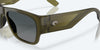 [Gray Gradient Polarized Glass Lenses, Translucent Algae Frame]